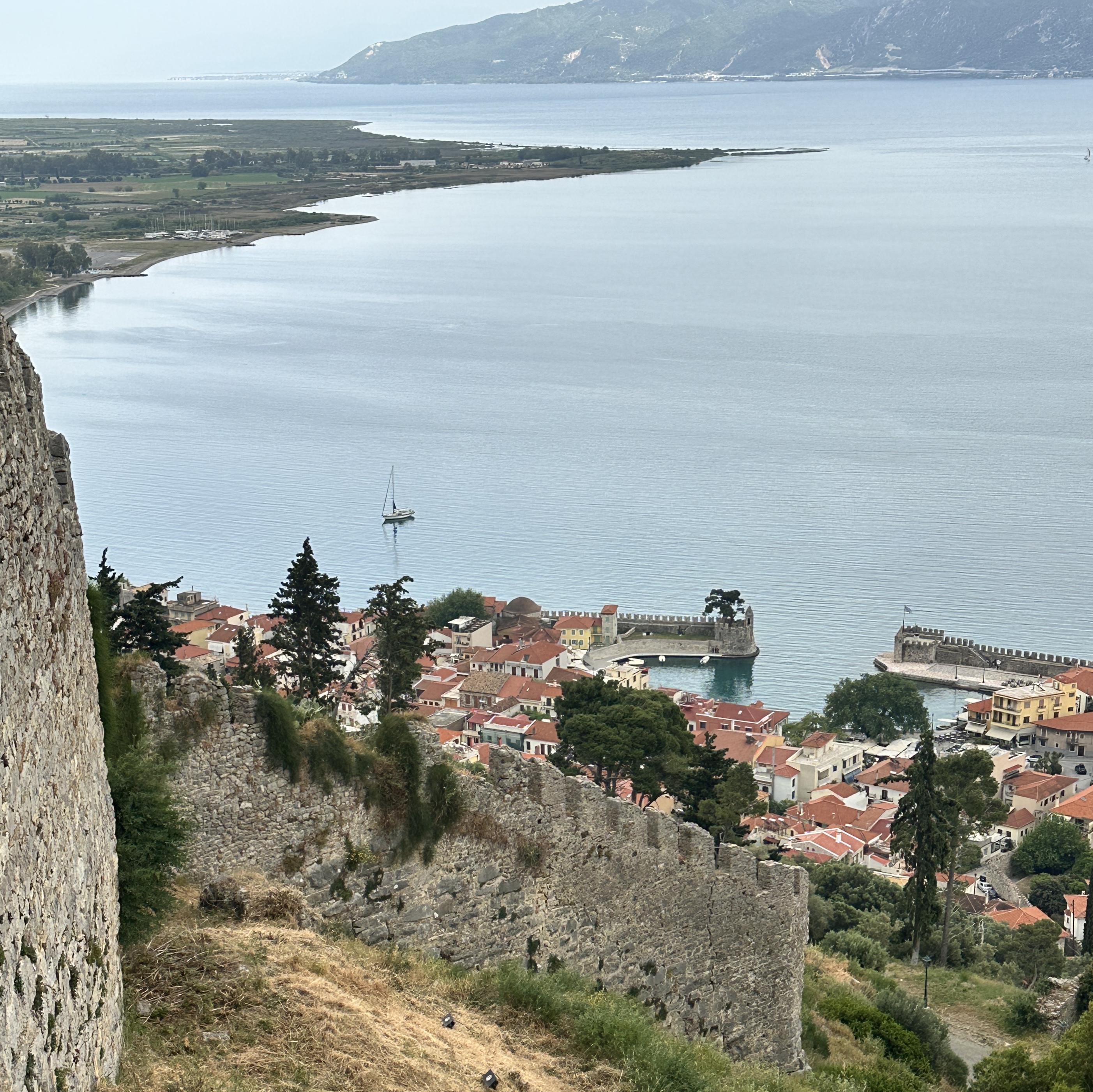 From the castle to the tiny harbour and Intention